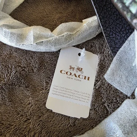 Coach Mercer 24 Iridescent Hologram Leather Satchel Crossbody NWT Auth - Picture 6 of 16